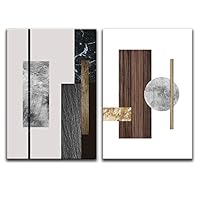 2 Piece Canvas Wall Art Modern Art Canvas Prints Home Artwork Decoration for Living Room,Bedroom - 16