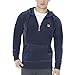 Fila Velour Hoodie Jacket Navy LG