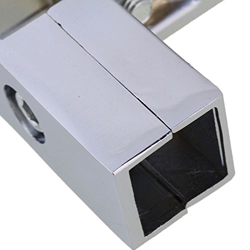 Aluminum Alloy 3 Way L Shape Square Tube Clamp Tube Connector Pipe