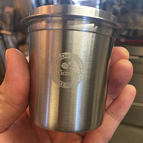 Tiamo Coffee Espresso Dosing Cup, Stainless Steel for Professionals - Thumbnail 3