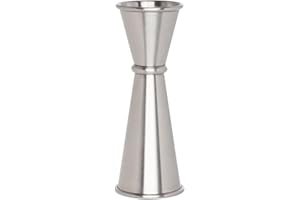 Secura Japanese Style Double Jigger, 304 Stainless Steel Cocktail Jigger, 1oz and 2oz Alcohol Measuring Cup for Bar Home Bart