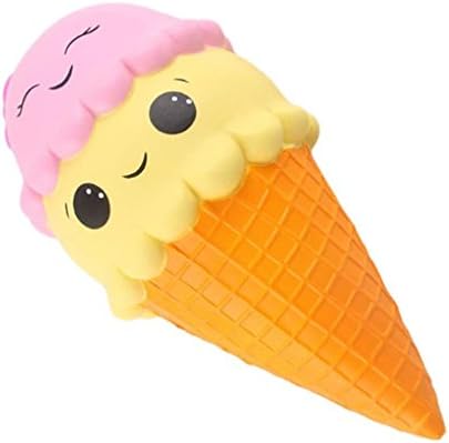 OrliverHL Kawaii Cute Ice Cream Shaped Slow Rising Decompression Toys Squeeze Toy
