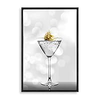Framed Canvas Wall Art Goblet Canvas Prints Home Artwork Decoration for Living Room,Bedroom - 16x24 inches