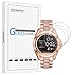 Orzero (3 Pack) Compatible for Michael Kors Bradshaw (MKT5001 MKT5013 MKT5018) / Samsung Galaxy Watch 5 Pro 45mm Screen Protector Tempered Glass 2.5D Arc Edges 9H HD Bubble-Free