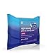 Clean & Clear Night Relaxing All-In-One Facial Cleansing & Makeup Remover Wipes with Deep Sea Minerals & Sea Kelp Extract for All Skin Types, Oil-free, Non-Comedogenic & Ophthalmologist-Tested, 25 ct