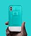 Spigen Classic C1 (10th Anniversary Limited Edition) [Retro] Designed for Apple iPhone X Case (2017) - Bondi Blue