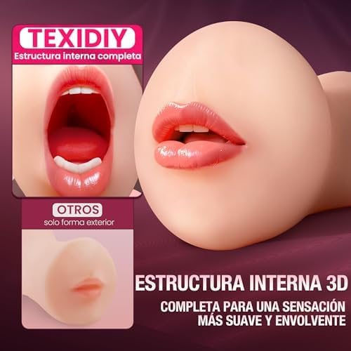 Conjunto de Masturbador Masculino de 3 Peças, Brinquedos Sexuais em TPE Macio Homem