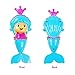 Aisikasi Baby Bath Toy Mermaid Wind Up Floating Water Toy Happy Time in Swimming Pool,Beach Bathing,Bath Tub - Color Random Delivery