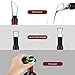DULARF Automatic Electric Wine Bottle Opener 4 Set Cordless Wine Corkscrew Bottle Opener Foil Cutter