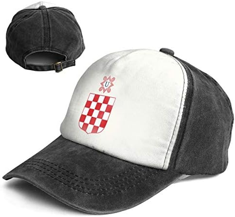 QZDLq Fashion Vintage Hat Flag of The Independent State of Croatia Adjustable Dad Hat Baseball Cowboy Cap