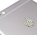 Silver Glitter Color Changer Overlay for Apple iPhone 7 and 7 Plus Logo Vinyl Sticker Decal