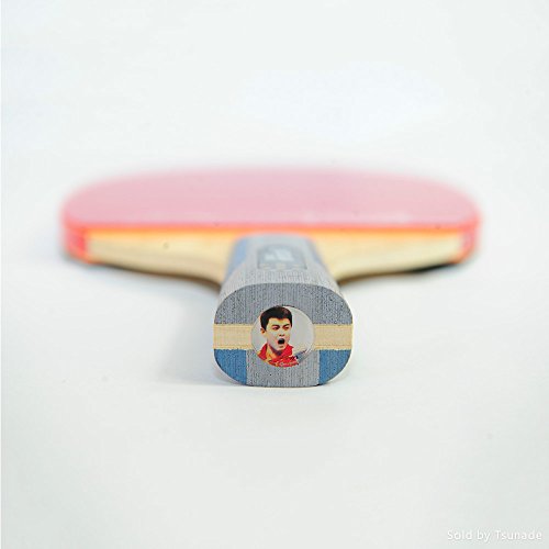 DHS Ping Pong Table Tennis Racket Paddle Bat 6 Star Penhold Short Handle Double Pimples-in Bat 6006