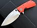Eafengrow EF335 Folding Knives D2 Blade and G10 Handle,5 inch Closed EDC Pocket Folding Knife with Clip (orange)