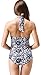 Wantdo Women's Oriental Porcelain One piece Push Up Swimsuit