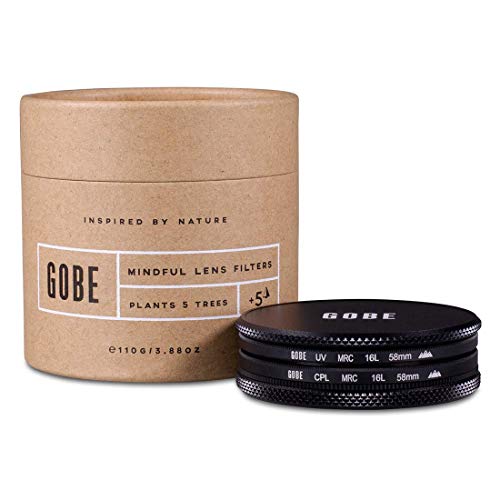 Gobe Filter Kit 58mm Schott MRC 16-Layer: UV + CPL Polarizer