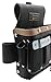 Leather Gold Heavy Duty Oil Tanned Electrician Tool Pouch 3401 with 10 Pockets (Black)