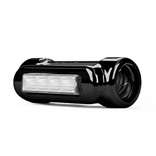 XK-GLOW XK034014-B Black Motorcycle Highway Bar Switchback Driving Light (for Crash Bars Harley Davidson Touring Bikes)