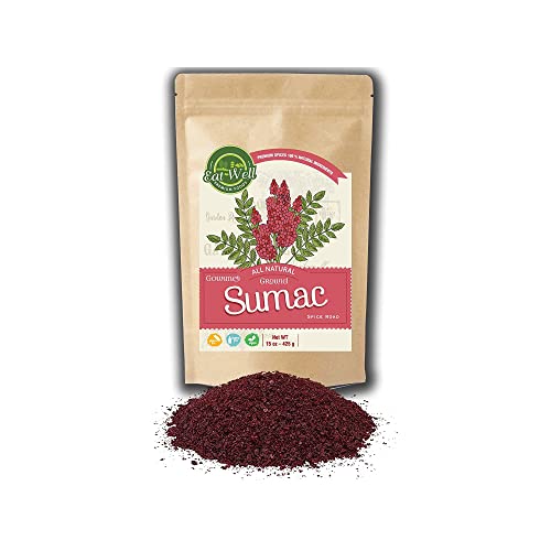 Eat Well Ground Sumac 8oz Ground Sumac Berries Sumac Spice Powder