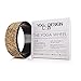 YOGA DESIGN LAB | The Yoga Wheel | Eco Printed, Extra Strength, Padded, Dharma Exercise Wheel | Designed in Bali | Enhance Your Postures and Stretch Deeper (Aadrika,)thumb 4