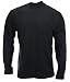 Adidas Men's Long Sleeve Cotton Mock Shirt - Black