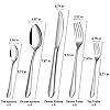 48-Piece-Cutlery-Set-with-Serving-Utensils-Elegant-Life-Stainless-Steel-Flatware-Silverware-Set-for-8-Tableware-Eating-Utensils-Dishwasher-Safe 48-Piece Cutlery Set with Serving Utensils, Elegant Life Stainless Steel Flatware Silverware Set for 8, Tableware Eating Utensils, Dishwasher Safe