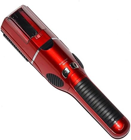 Damaged Hair End Trimmer Good Holiday Gift for Ladies - Damaged Hair Trimmers Electric Cordless Automatic Micro USB Rechargeable Women Dead Hairs Remover Hair Styling Tool(RED)