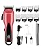 SUPRENT Hair Clippers for Men,All-Steel Self-Sharp Blade Cordless Hair Clippers Set, Long Service Life and Low Noise Hair Trimmer, with LED Display Hair Cutting Kit for Family