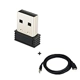 USB ANT+ Stick an Adapter for Zwift, Garmin, Suunto, TacX, Bkool, PerfPRO Studio, CycleOps, TrainerRoad to Upgrade Bike Trainer (with 3 Meters Extension Cable)