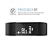 Fitbit Charge 2 Screen Protector [6-PACK] - MoKo Full Coverage HD Clear Premium Soft Shatter Proof Screen Protector Film with Oleophobic Coating for Fitbit Charge 2 Smart Watch