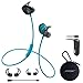 Bose SoundSport Wireless Headphones - Aqua & Car Charger - Bundle
