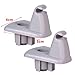 beler 2pcs Beige Sun Visor Clips Hook Retainer Replacement for Chrysler 300 Dodge Charger Magnum 1EJ51BD1AA