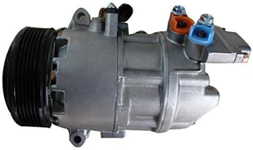 SINOCMP 6PK Compressor 64529145352 64529175669 Air Compressor New Air Conditioning Compressor AC Compressor Clutch Assy for BMW 316i 316Ci 318i 318Ci CSV613 V6, 3 Month Warranty