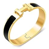 Becky Massey Women's Fashion Classic Titanium Steel Coloured Bracelet-6.7