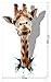 Giant 3D Faux Stag Head Wall Art Sculpture Indoor PVC Self Adhensive Wall Decals