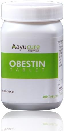 Aayucure Obestin Tablets - 100 Tablets (Fat Reducer Herbal Medicine)