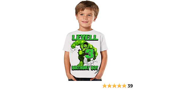 Incredible Hulk Birthday Shirt 