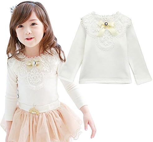 Kids Girls Classic Lace Tops, TRENDINAO Girls Flower Elegant Princess Blouse Clothes