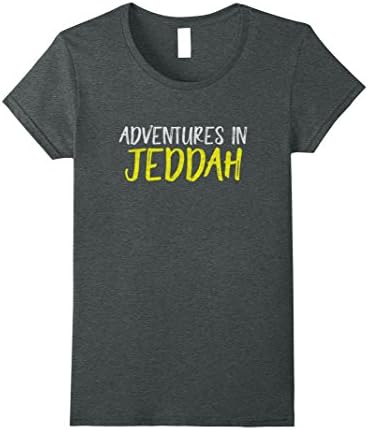 Womens Adventures in Jeddah shirt XL Dark Heather
