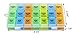 Pill Organizer Box with Snap Lids| 7-Day AM/PM | Detachable Compartments for Pills, Vitamin. (Large 8)