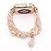 GBSELL Fashion Sports Beaded Bracelet Strap Band For Apple Watch Series 2/1 38mm (B)