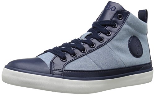 Polo Ralph Lauren Men s Clarke Fashion Sneaker, Blue, 12 D US