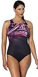 Aquabelle Women's Chlorine Resistant High-Neck Swimsuit