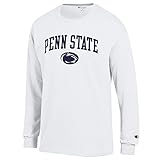 Elite Fan Shop Penn State Nittany Lions Long Sleeve Tshirt Varsity White - XL