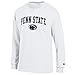 Elite Fan Shop Penn State Nittany Lions Long Sleeve Tshirt Varsity White - XL
