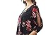 ROOSEY Women's Beach Floral Shift Dress V Neck Cold Shoulder Open Sleeves Tunic
