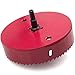 Acrux7 Cornhole Boards Hole Saw Blade, 6in Corn Hole Drilling Cutter for Cornhole Game (Red, 150mm), Heavy Duty Hole Saw