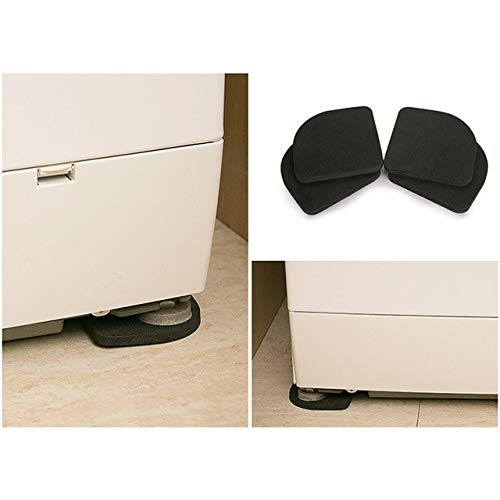 BeesClover New 4pcs Washing Machine Pad Refrigerator Floor Protectors Anti Vibration Furniture Shock Proof Non Slip Feet Tailorable Mat Show