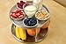 Ideas In Motion 2-Tier Revolving Lazy Susan Trays, Stainless Steel