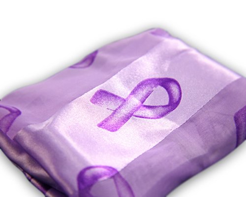 Purple Ribbon Scarf (1 Scarf - RETAIL)