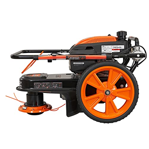 YARDMAX YL2250 22 in. 170cc Gas Walk Behind String Trimmer Mower, Orange photo 8